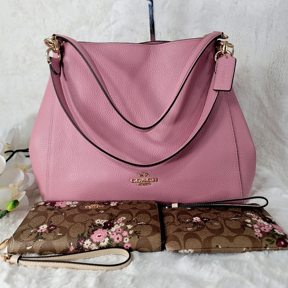 Coach Handbags - ✅ Coach 3 SET Designer Shoulder Bag P urse Wallet Wristlet NWT